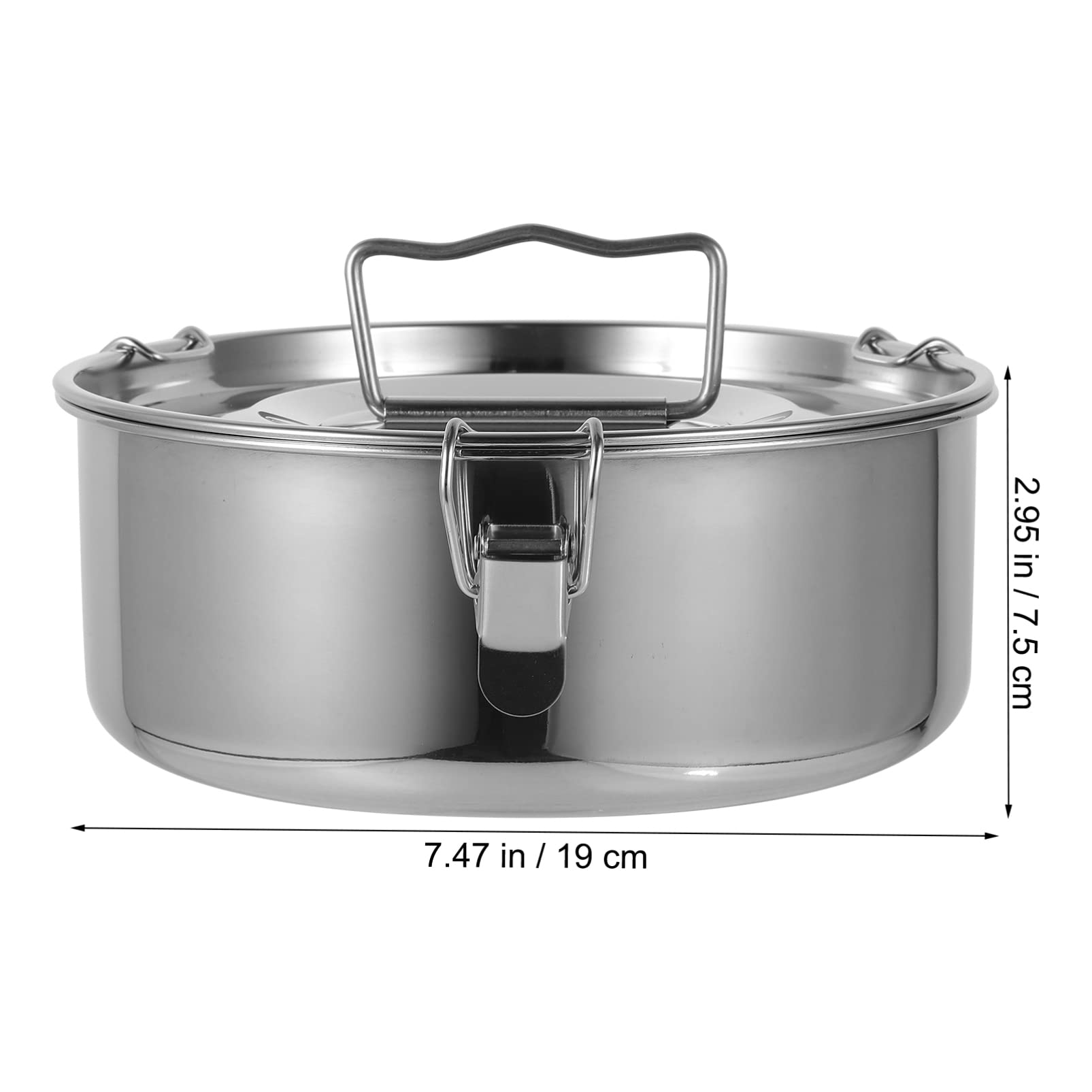 Moule à Flan avec Poignée en Acier Inoxydable Argenté pour Cuisson