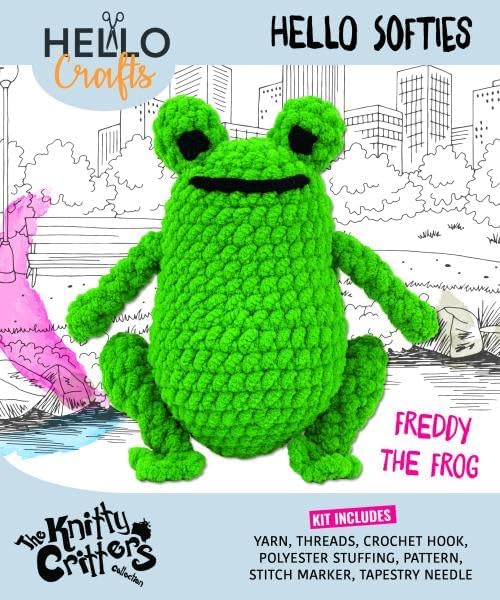 KNITTY CRITTERS Hello Softie - Freddy The Frog
