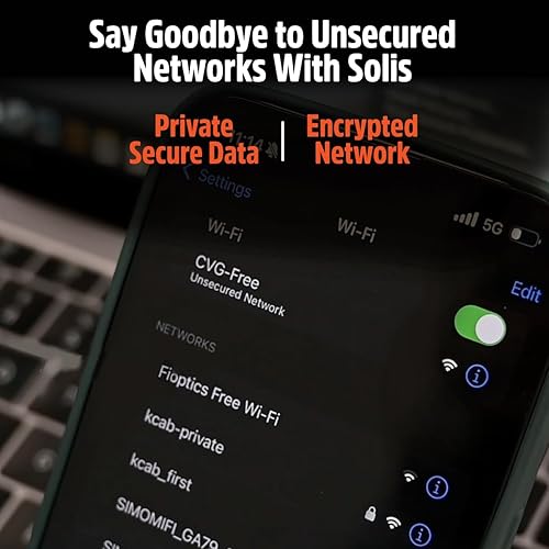 Miniatura 10 de SIMO Solis Hero 4G LTE Hotspot, incluye datos de por vida (12 GB por año) y 10 GB de datos globales, acceso a múltiples operadores, Internet en más