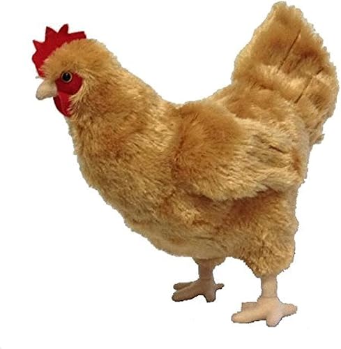 Jueguete de animal adorable de peluche de 12" Buffy la gallina