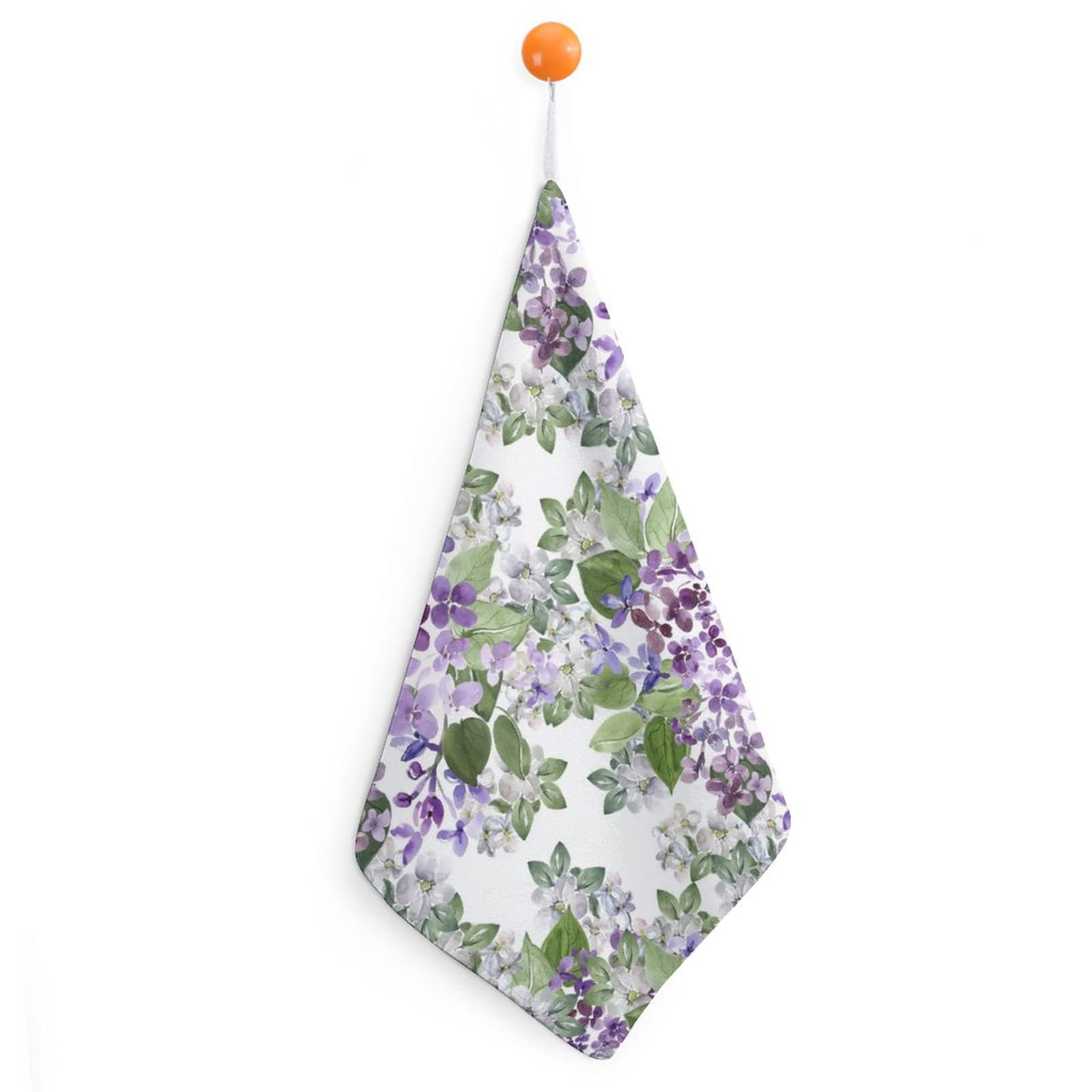 Lurnise Lilac Hand Towel Beautiful Lanyard Design Hand Towels Dish Towel For Home Kitchen Bathroom