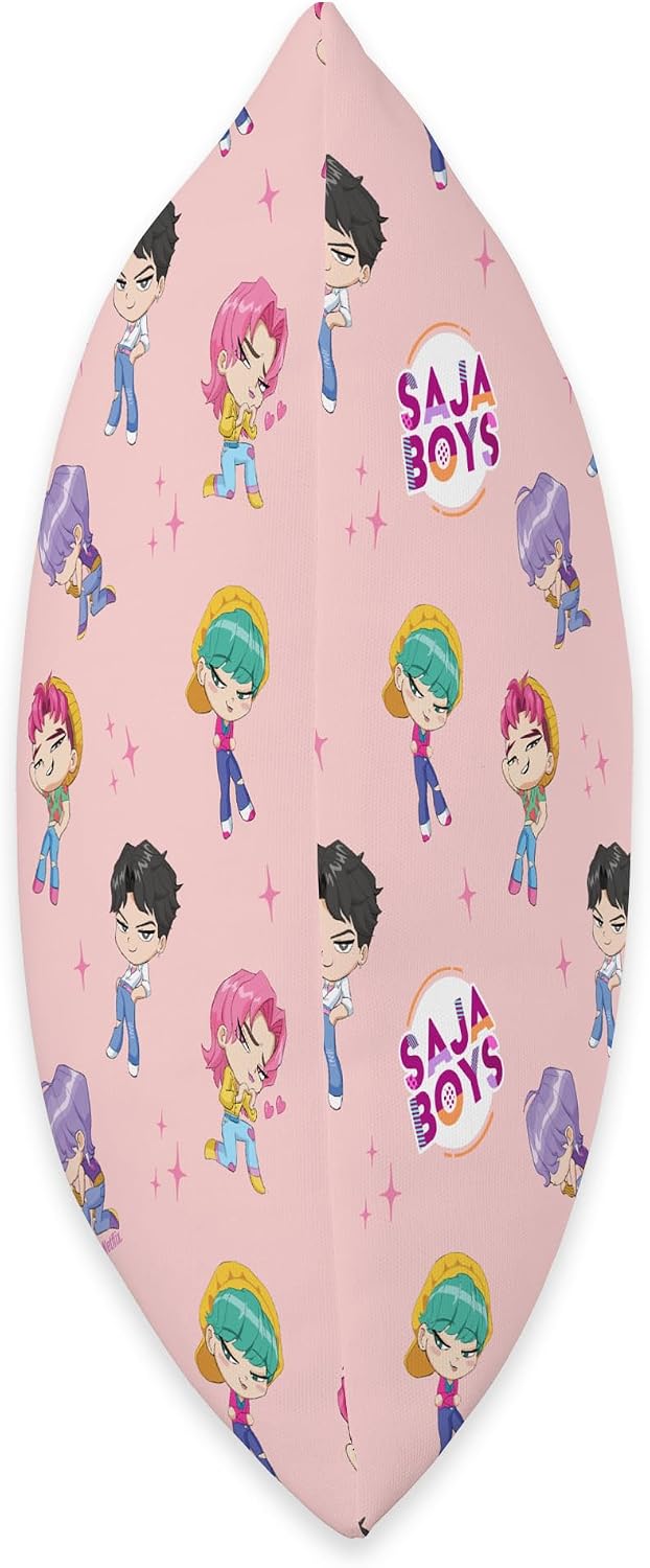 Kpop Demon Hunters Saja Boys Chibi Officially Licensed Throw Pillow
