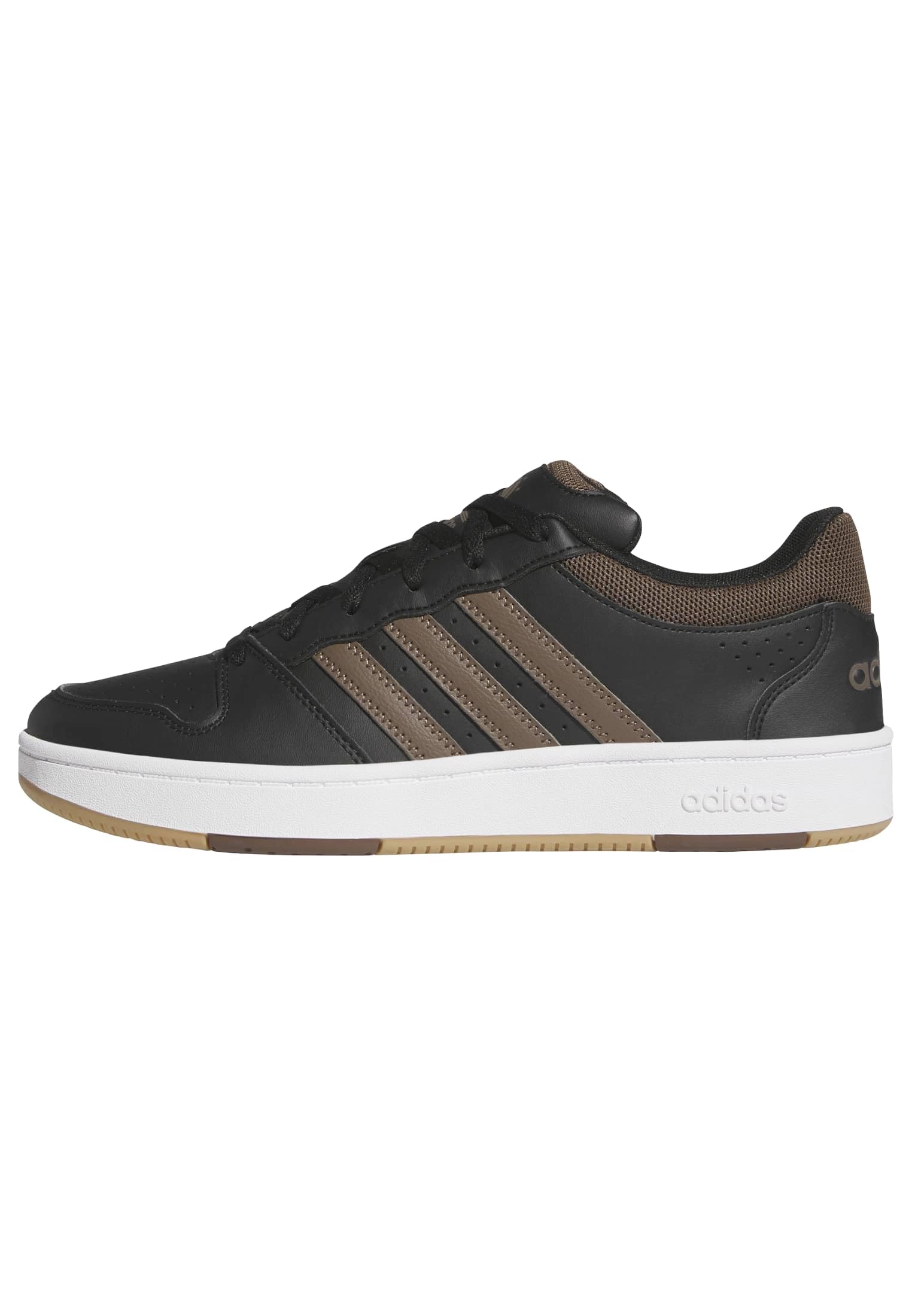 adidas Men's Hoops Classic Shoes, core Black/Earth strata/FTWR White, 8.5 UK