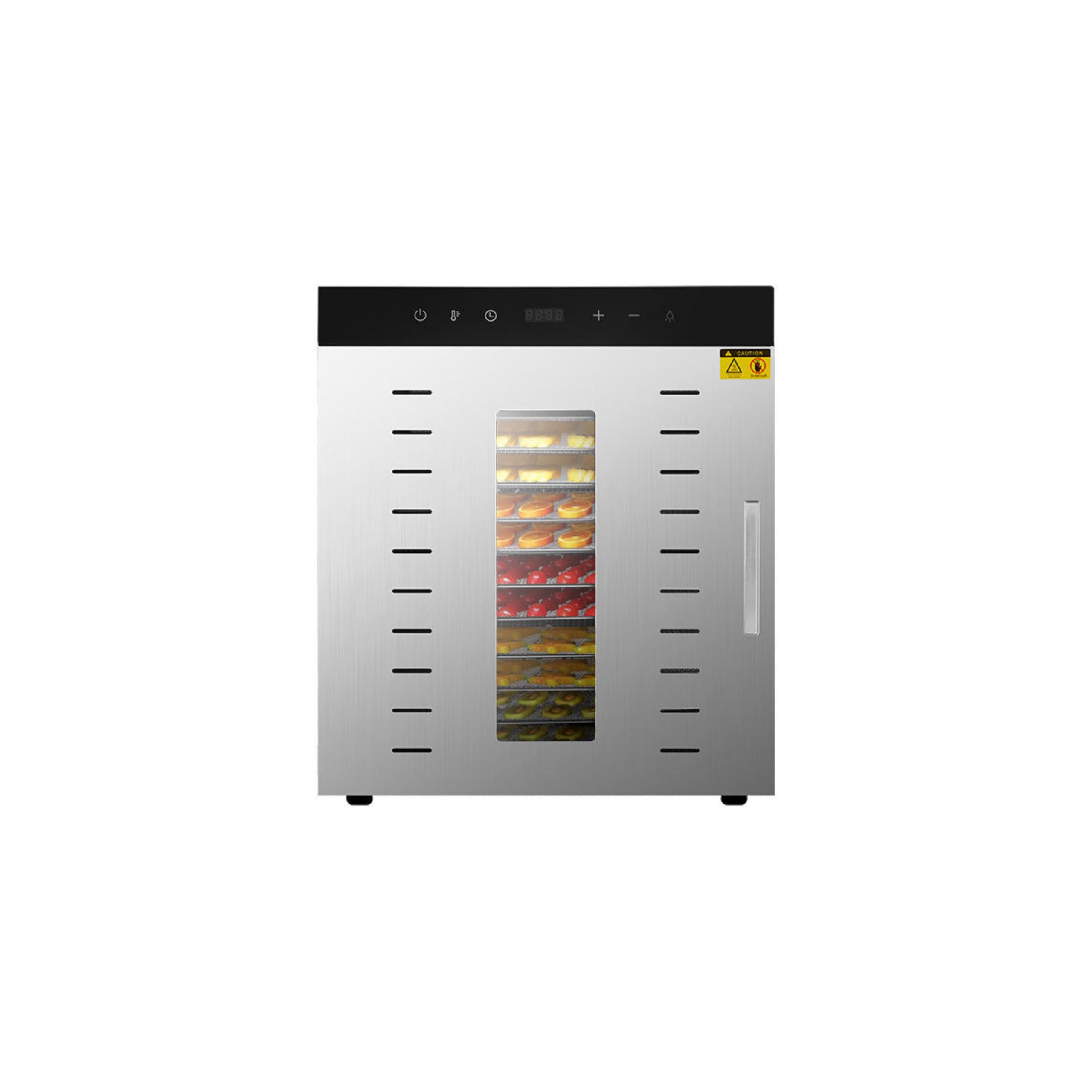 DRYTRAY Commercial Household 12 SS Trays Food Dehydrator 304 grade 1000W, Digital Adjustable Timer & Temperature Control, Food Preserver Machine with Drying Capacity for Fruits, herbs, Veggies-image-0