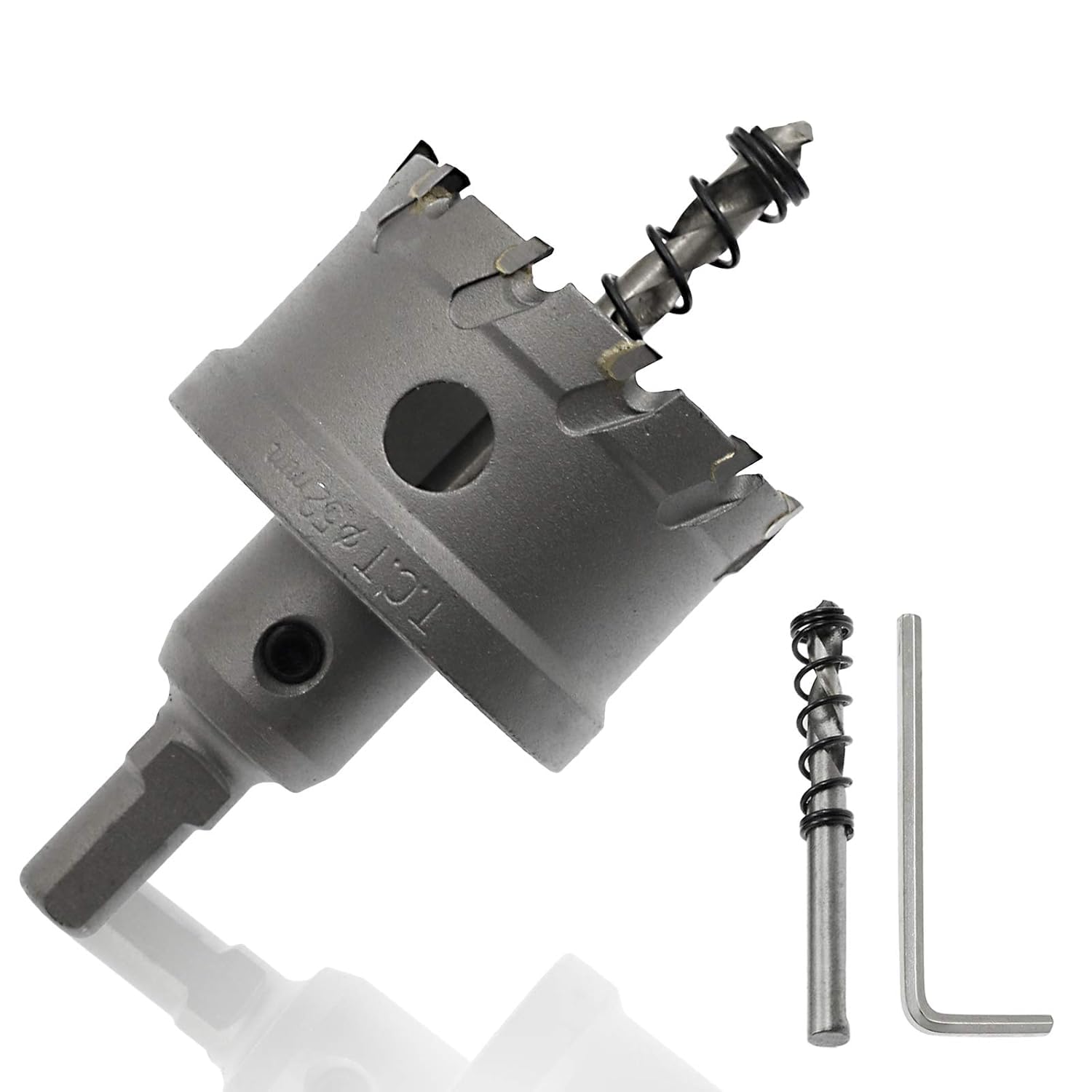 52mm TCT Core Bit Carbide Hole Saw Metal Cutter Drill Machine Bit For Stainless Steel, Mild Steel, Cast Iron Aluminium Stainless Steel Sheet Metal Sheet Plastic FRP Board Etc-image-33