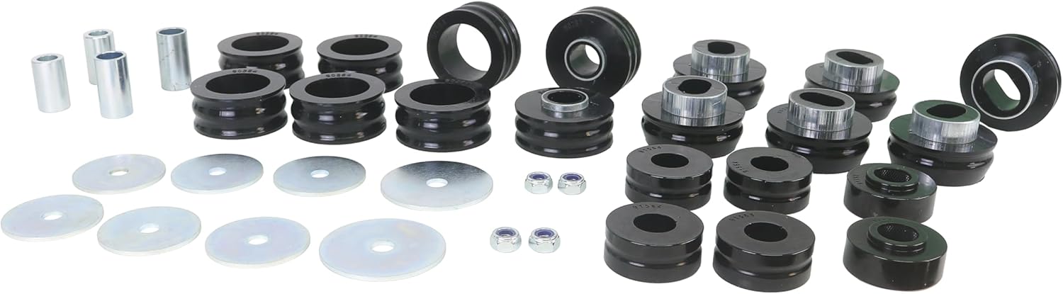 Whiteline W93500 Body Mount Bushing Assembly Compatible with 81-91 K5 Blazer, Jimmy, Blazer