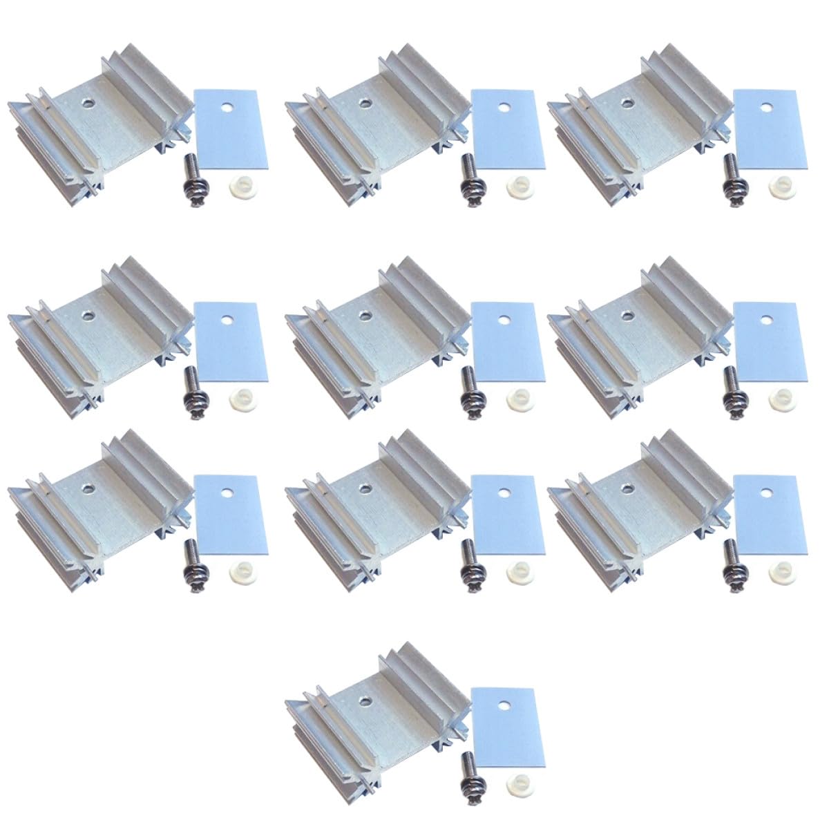 Dissipatore di Calore To-220 in Alluminio, Set da 40 Pezzi