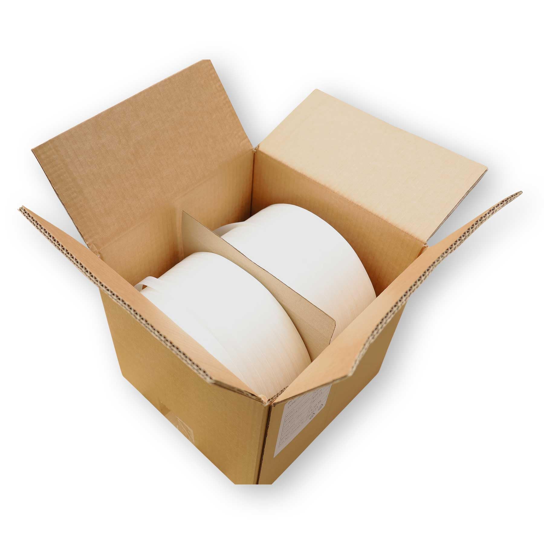 2 Rollen 16mm Polyester Kraftband | 450kg Bruchlast | 850m Bandlänge | Polyesterband für optimale Ladungssicherung | alternativ als wetterfestes Holzbündel Band oder Ballenpressenband