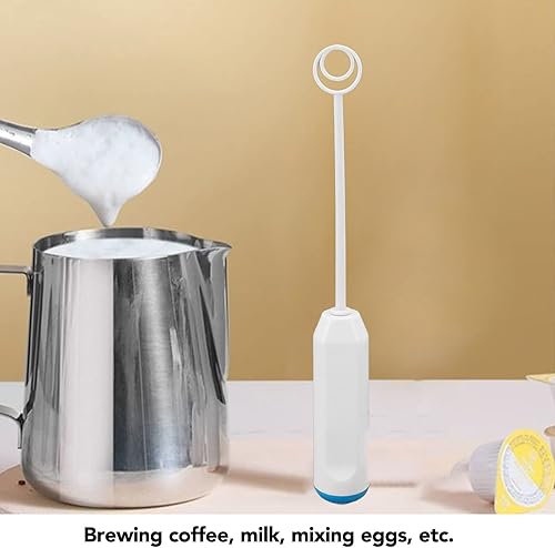 Miniatura 5 de Espumador de leche, batidora de mano, espumador para café, mini batidor eléctrico eléctrico de mano, batidor de espuma para café, capuchino, matcha,
