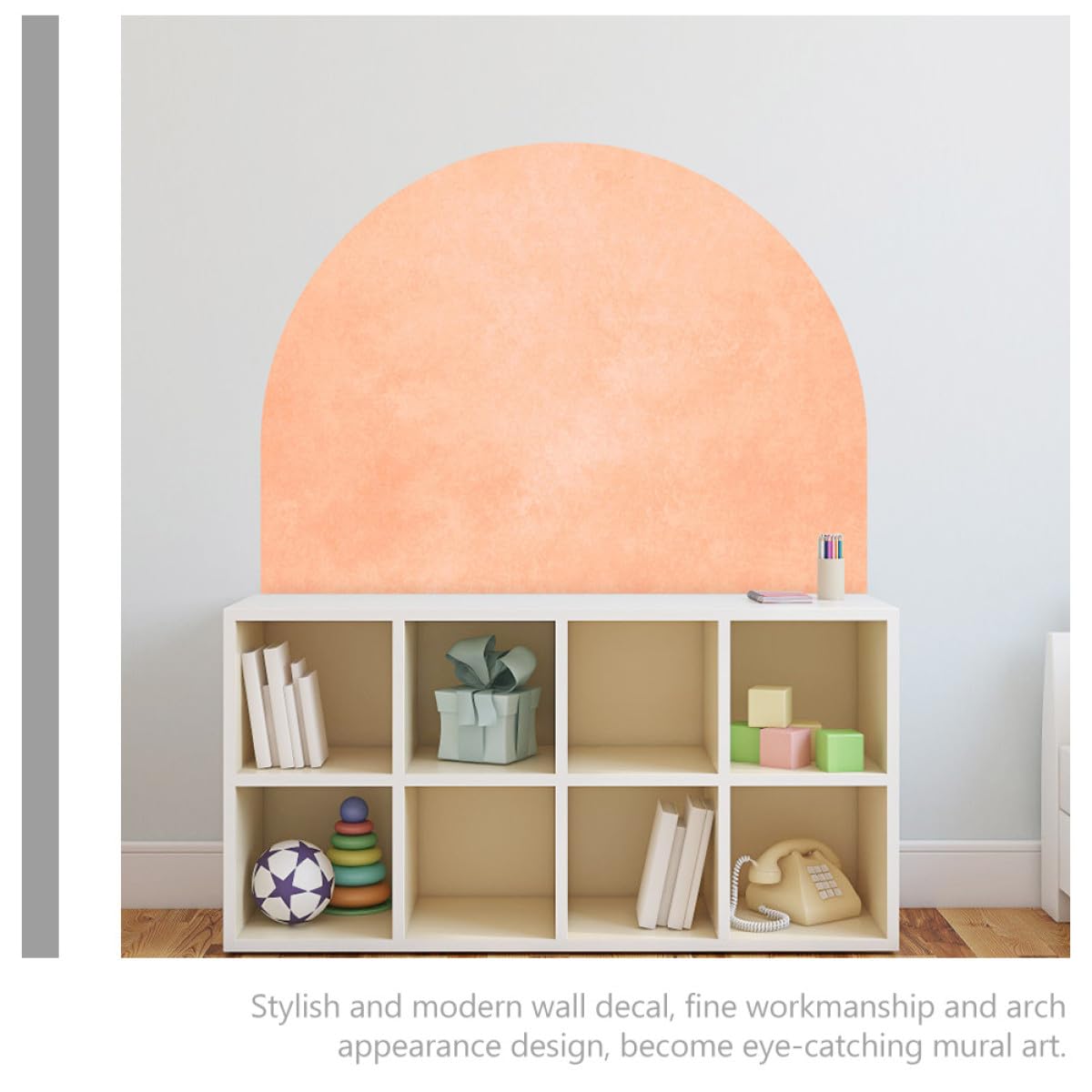 VILLCASE Pegatina de Pared Geométrica Diseño, Calcomanía Extraíble para Decoración de Arte en Habitaciones y Espacios Residenciales