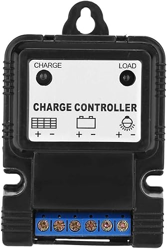 Controlador de carga solar, 6V12V 3A controlador solar PWM, controladores de panel solar con indicador LED, regulador inteligente de energía