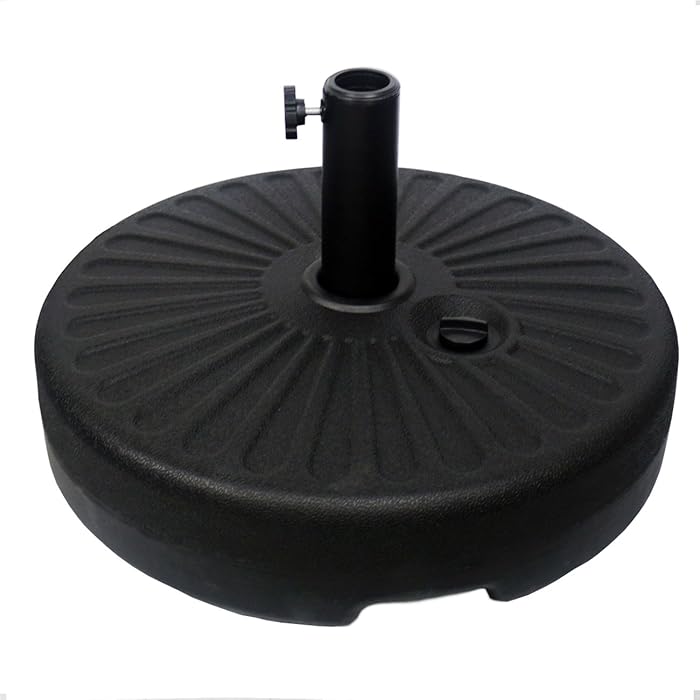 Buy Heavy Duty 23L Round 20" Water or Sand Filled Patio Outdoor Umbrella Base Stand Weight with