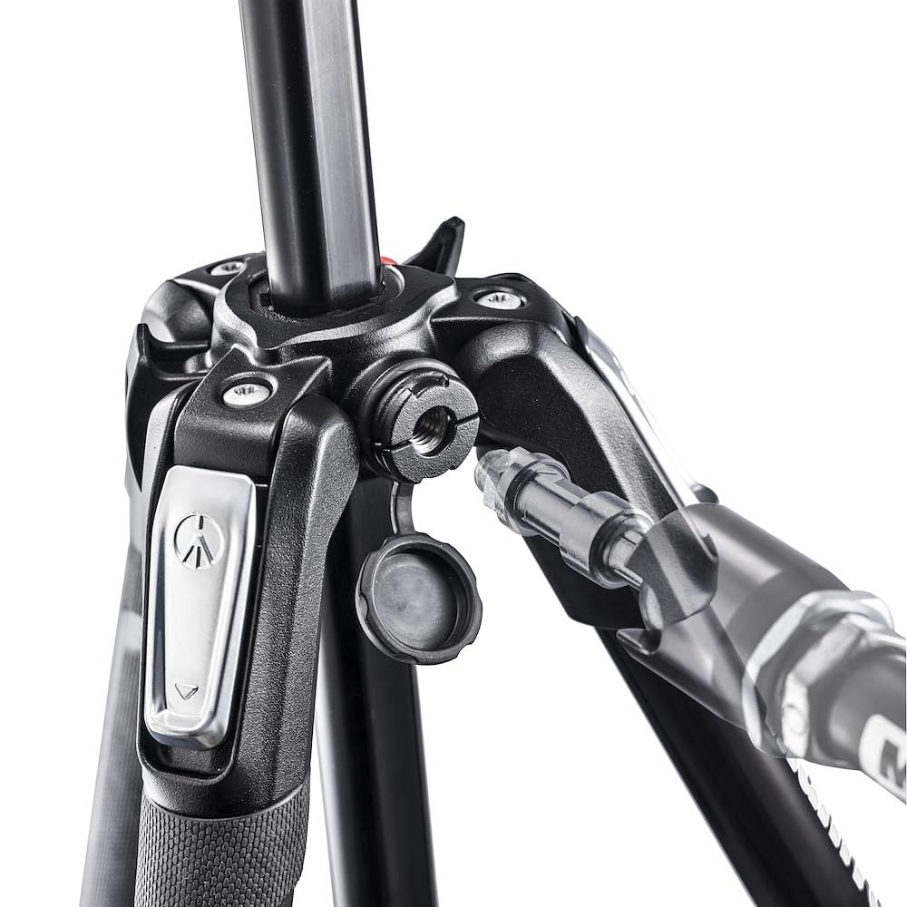 Manfrotto 190X Trípode Aluminio 3 Secciones con Rótula XPRO con Zapata de Liberación Rápida Top Lock, Alta Precisión, Movimientos Fluidos, Equipo Fotográfico, para Trípode de Cámara, Contenidos