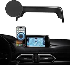 Car Phone Holder Fit for Mazda CX-5 CX5 2017-2020 Accessories 7 inch Screen Fixed Clip Phone Holder Compatible with MagSafe Dashboard Mount Hands-Free Phone Holder 360