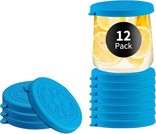 Miniatura 8 de Oui - Tapas de silicona para tarros de yogurt, cubiertas para tarros de vidrio de yogur Oui de 5 onzas, perfectas para botellas de yogur Oui con