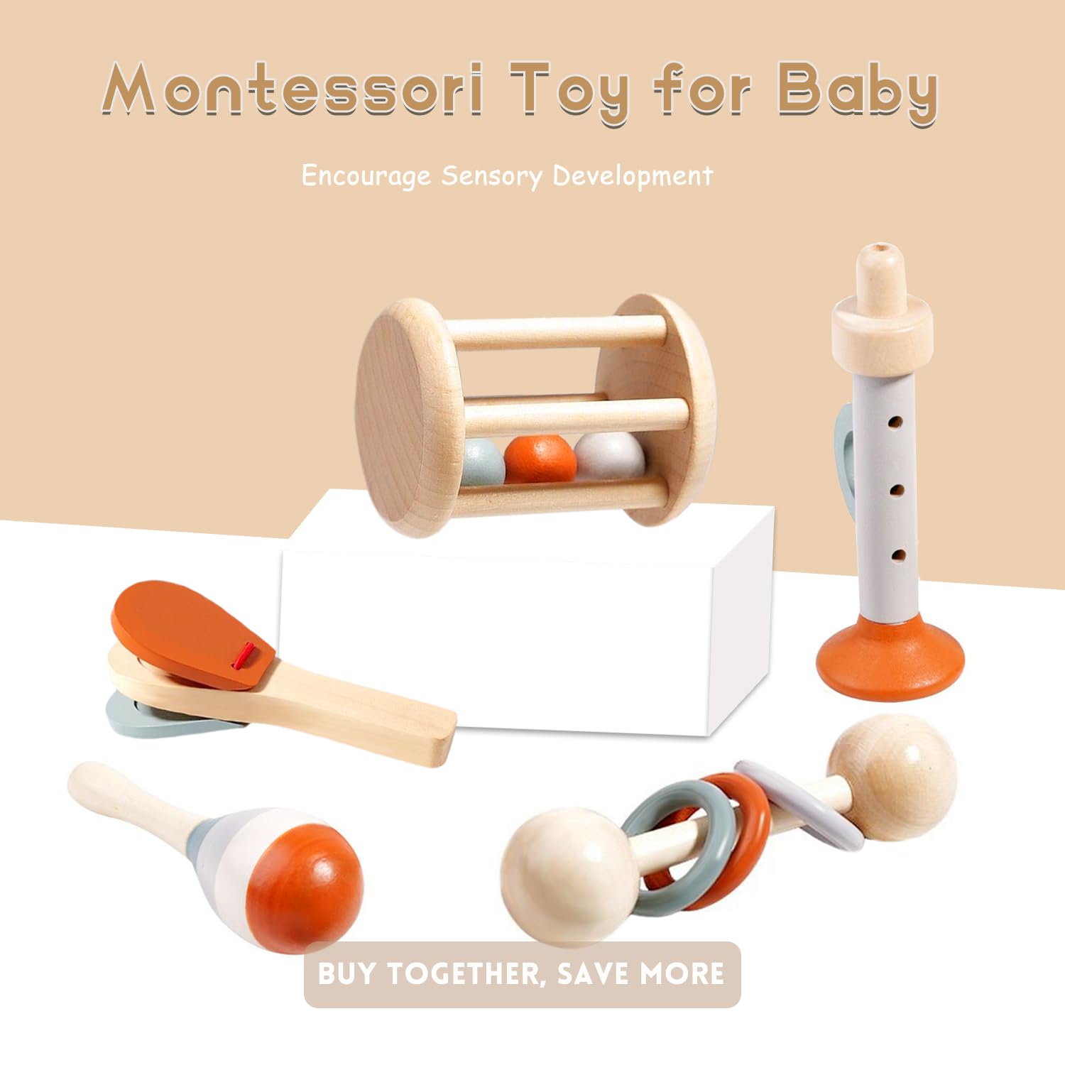 Wooden Baby Rattle image 7
