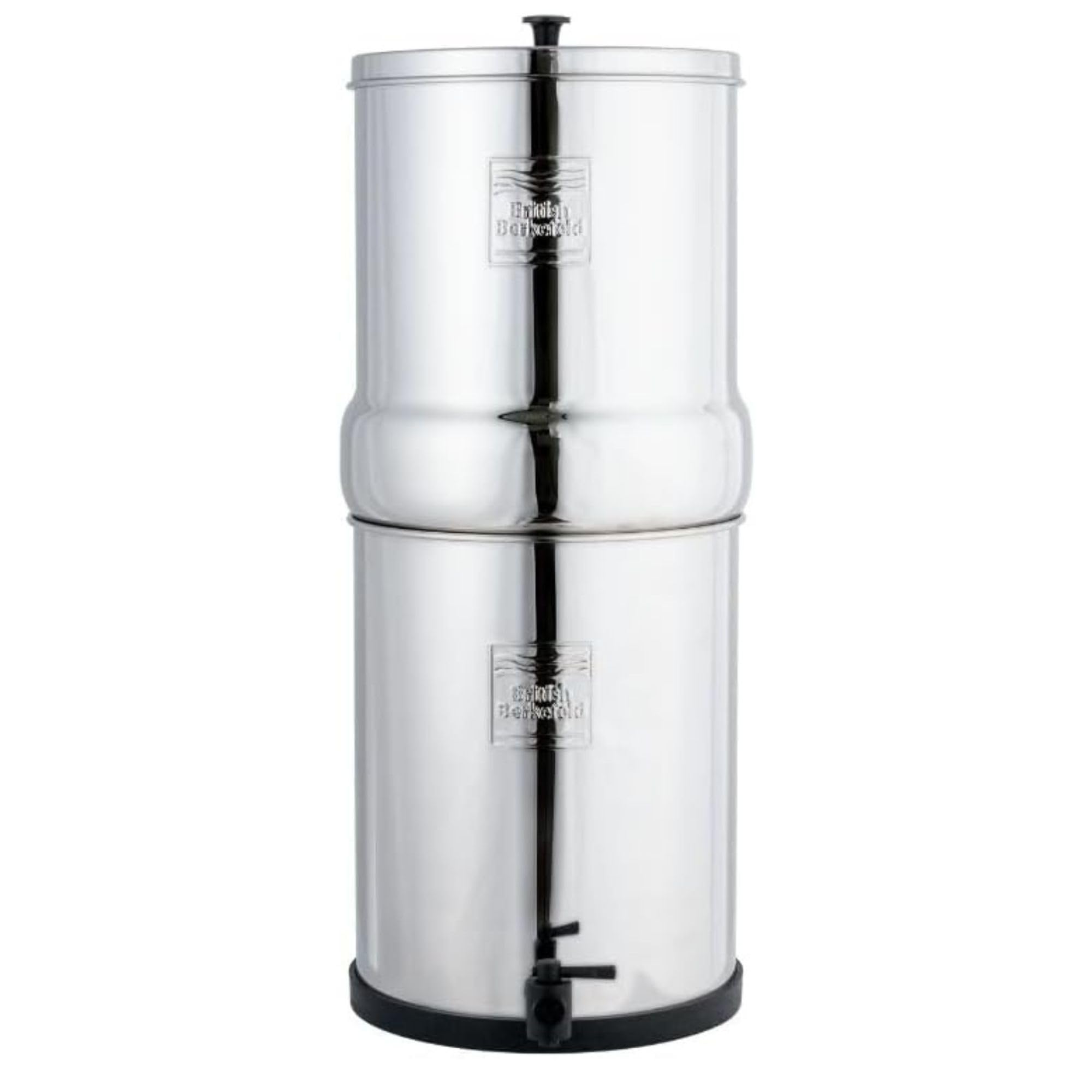 British Berkefeld 6L Stainless Steel Gravity Water Filter System | Comes With 2 Ultra Sterasyl Cartridges | Great Tasting Clean Water | No Power Or Plumbing Required | For Home Or Outdoor Use