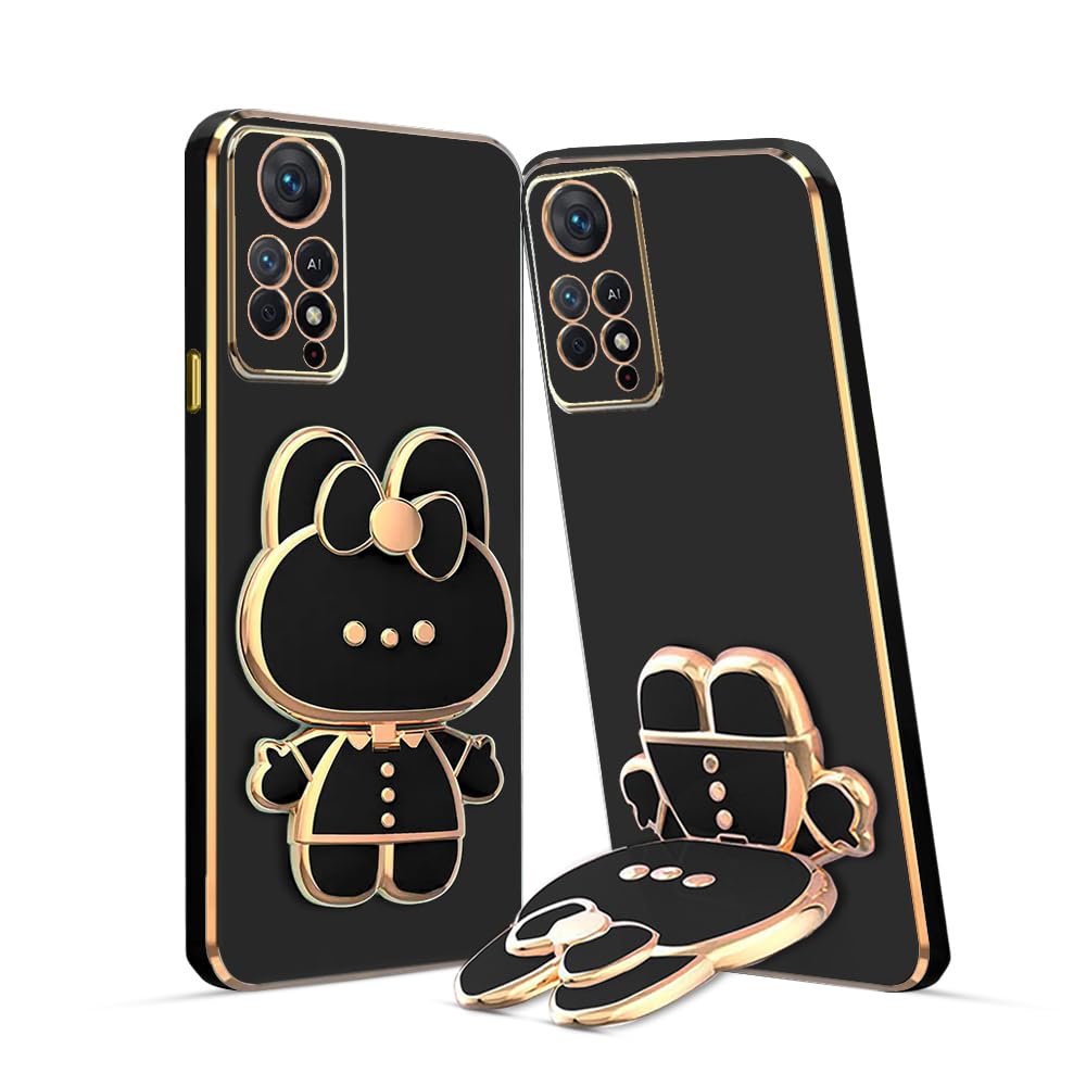 KARWAN®️ 3D Cat Back Case and Cover with Stand Compatible for Redmi Note 11 Pro Plus| Stand and Mirror|Camera Protection|Electroplated|Folding Stand-Black (B0CCL84RZ9) Amazon Price History, Amazon Price Tracker