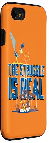 Vista 45 de Funda para iPhone 13 Looney Tunes Roadrunner la lucha es real