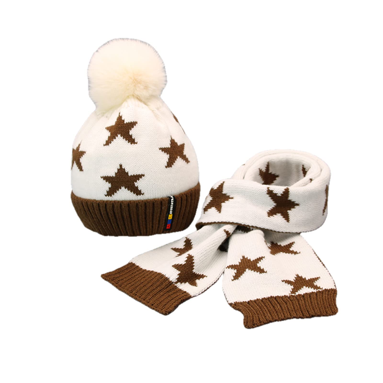 Gorro De Invierno Clásico,Sombreros Térmicos,Sombreros De Invierno,Sombrero for Niños Gorro De Lana Plus De Invierno for Niños 2-4-6 Años 8 Niños Y Niñas Gorro for Bebé Traje De Bufanda ( Color : D ,