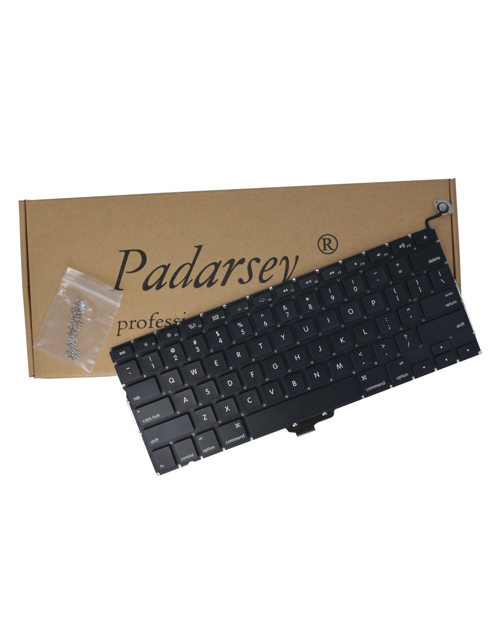 Padarsey New Laptop Replacement Keyboard for MacBook Pro 13-inch A1278 2008 2009 2010 2011 2012 2013 2014 2015 Year with 80Pce Keyboard Screws