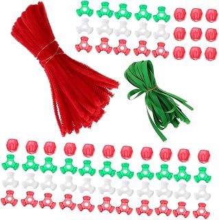 Gogogmee Christmas Beaded Ornament Kit Plastic DIY Tree Decoration Xmas