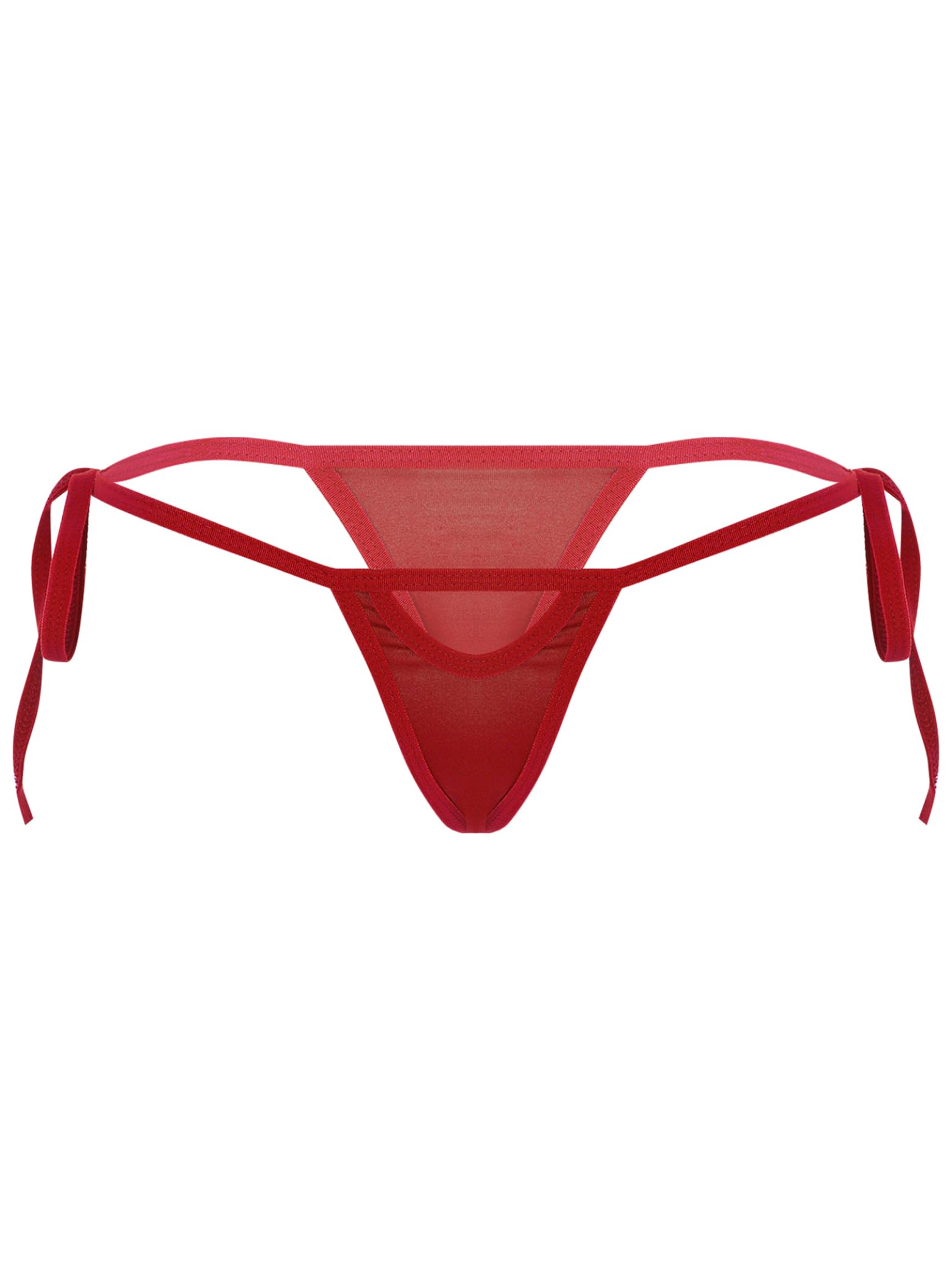 Jugaoge Womens G-String Micro Thongs Sexy Low Rise Cutout T-Back Panty Micro Panties Underwear