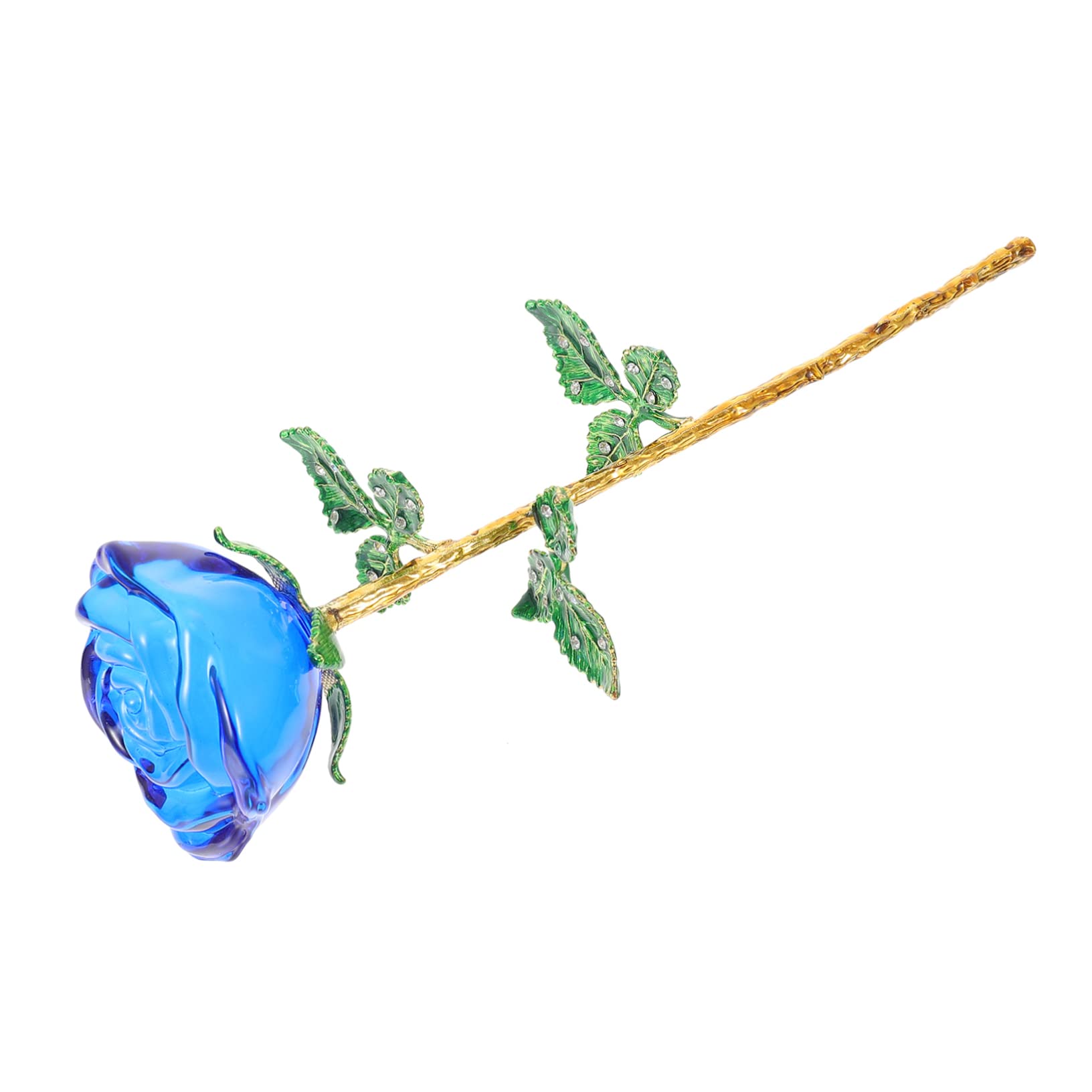 Artificiales De para Decoración De Bodas Adorno Floral De para y Rosa Azul Verdes
