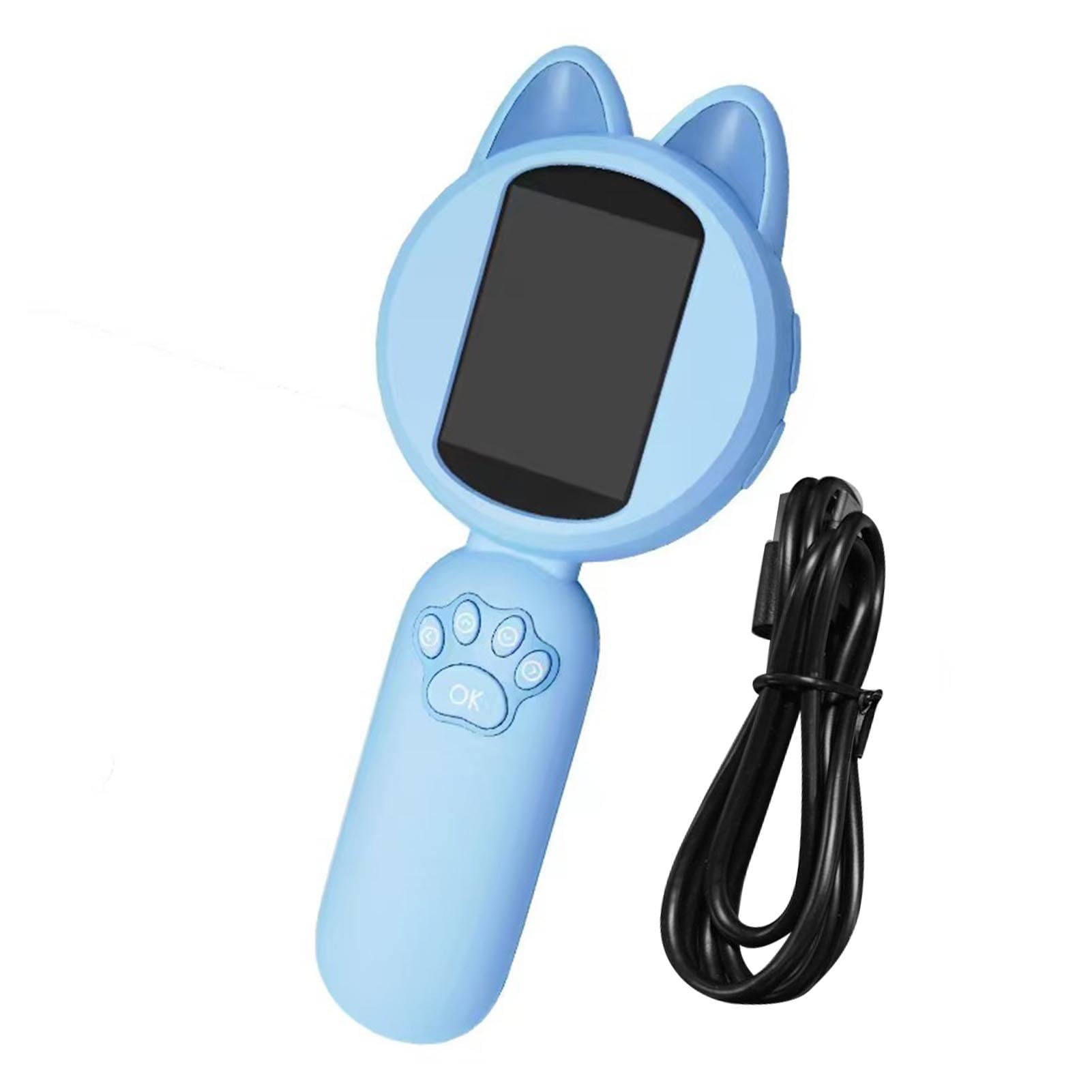 Microscopio per Bambini, Schermo IPS HD da 2", Design 3 in 1, 8 Luci LED Integrate, Angolo dell'obiettivo di 20°, Microscopio Giocattolo Educativo per Esterni