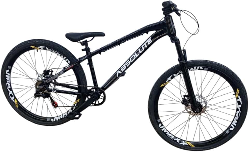 Bicicleta Absolute Brutus Pro Aro 26 Grau Freeride Vmaxx PretoTamanho 13.5 Freio Hidraulico