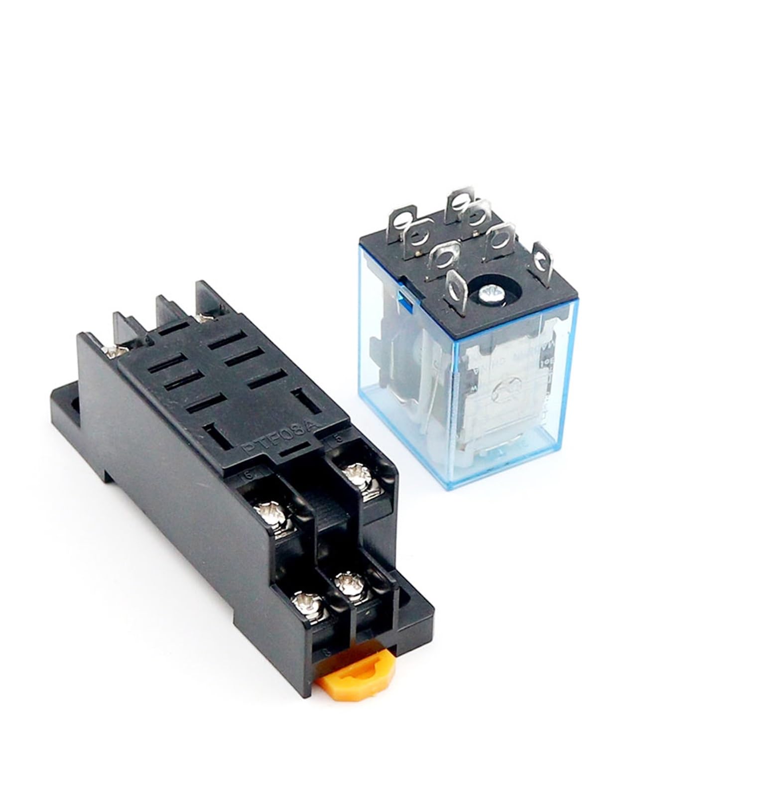 10x LY2 Zeitrelais DC110V AC110V AC220V AC380V Kleines Relais 10A Spule 8-Pin DPDT mit Sockel (Dc, 12V)