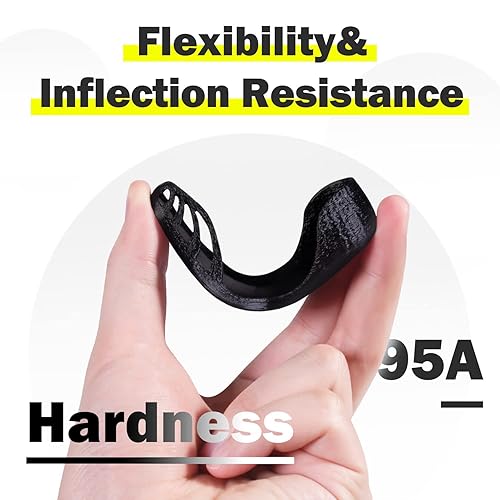 Miniatura 2 de Geeetech - Filamento de TPU 95A de 0.07 pulgadas, consumibles flexibles y suaves para impresora 3D, precisión dimensional +- 0.001 pulgadas, carrete