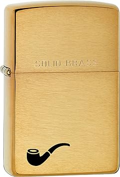 أخف وزنا من النحاس الصلب مع شعار الأنابيب Zippo Lighter