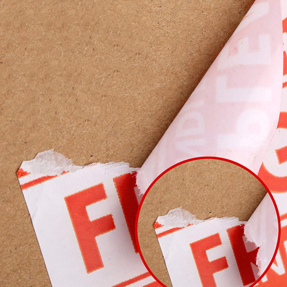 Autocollant D'avertissement Fragile 2 Rouleaux Adhésifs