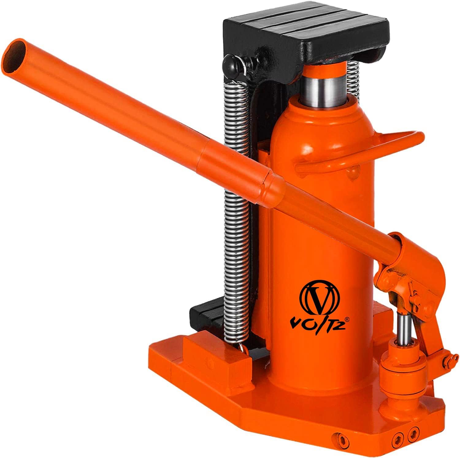VOLTZ TOJ-5Ton Toe Jack 2.5/5 ton Hydraulic Machine Toe Jack Lift Ton Track Cylinder Hard Chrome Welded Steel Toe Jack-image-4