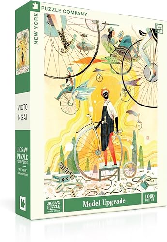 Miniatura 10 de New York Puzzle Company - Victo Ngai Country Prayer - Rompecabezas de 1000 piezas para noches de juego familiares por Victo Ngai