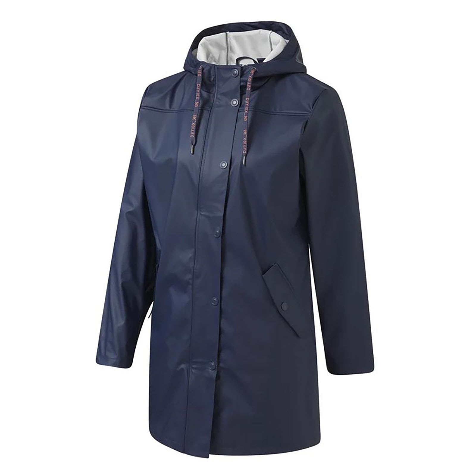 Genérico Chubasquero Mujer Running,Chaqueta Anorak para Mujer Impermeable Largo Cortavientos con Capucha para Exteriores Senderismo Informal Ligera