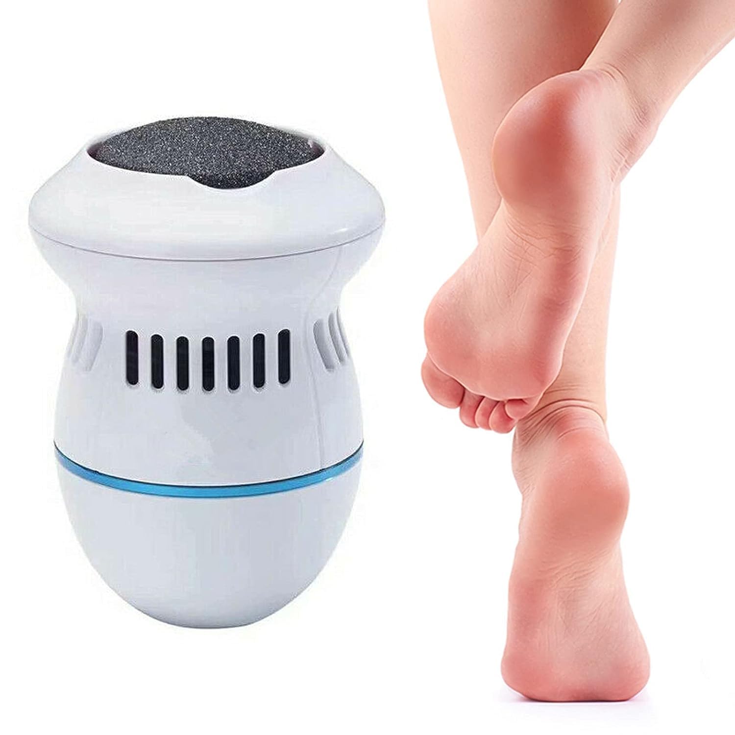 GALENO Electric Foot Grinder Vacuum Callus Remover Foot Pedicure Tool Rechargeable Electronic Foot Files Clean Tools Foot Sharpener