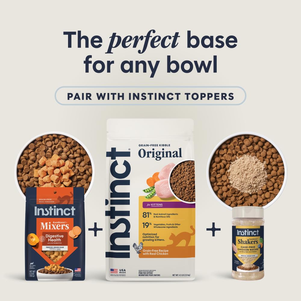 Instinct Receta Original sin Grano Natural seco Cat Alimentos por la Naturaleza de la Variedad
