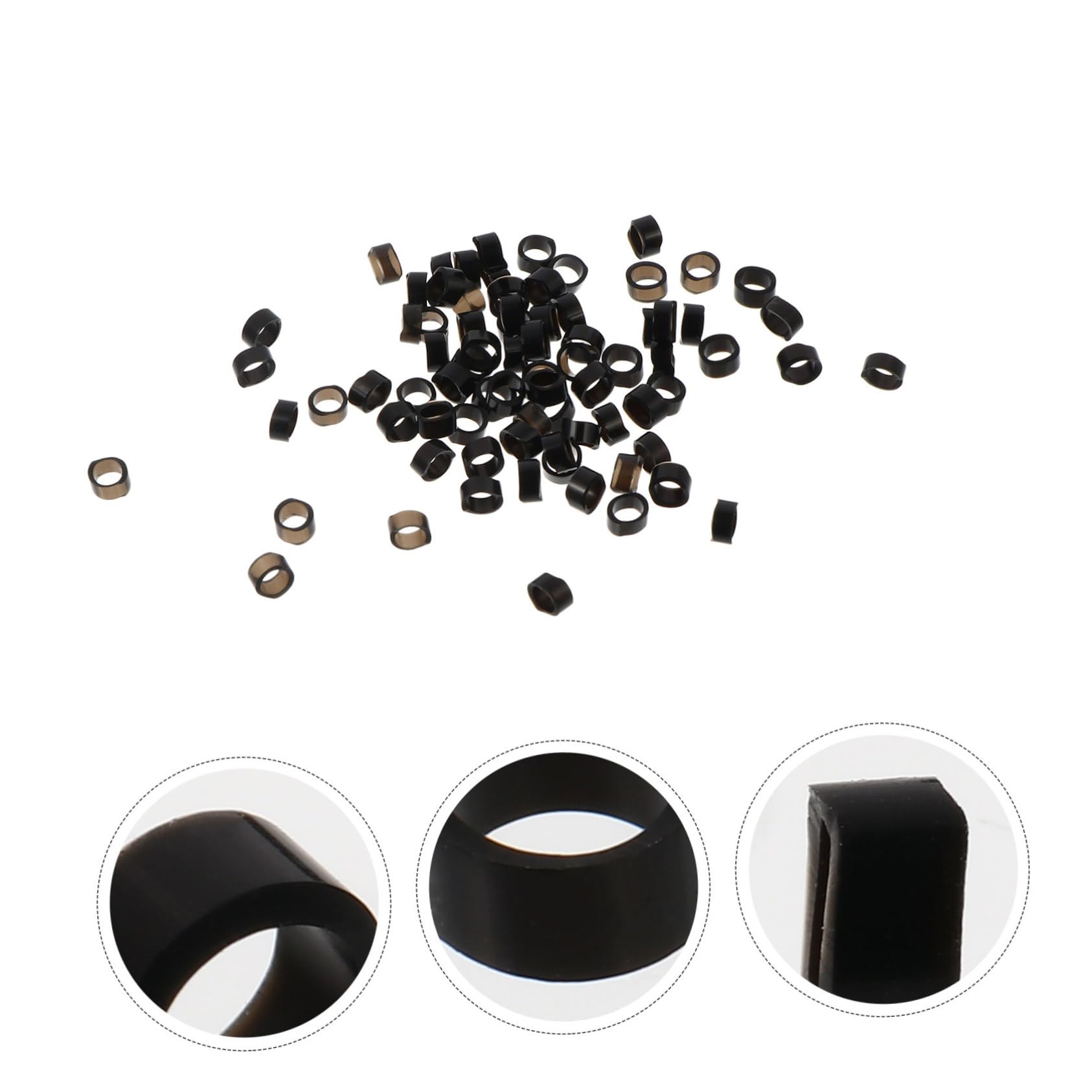 BCOATH Sealing Ring Kit for Bike 200pcs in 2 Bags Universal Nozzle Sealing Ring Small Size for Easy Carrying