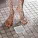 Square Design Tile-In Floor Shower Drain, ABS Adjustable Shower Drain Base,Lower Drain Body Fit 2
