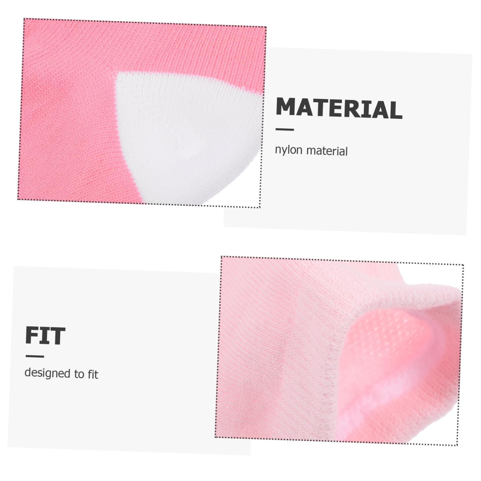 FRCOLOR Foot Covers Moisturizing Toeless Socks Gel Heel Protector Elastic Heel Socks for Cracking Prevention Comfort