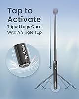 Vista 4 de KraftGeek Trípode magnético de doble cara de 67 pulgadas para iPhone MagSafe, trípode para selfie de apertura automática con control remoto