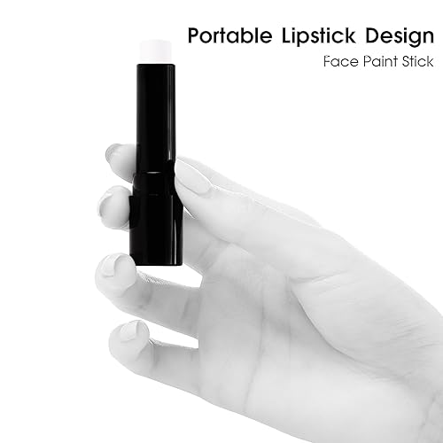 Vista 126 de BADCOLOR Pintura facial mezclable con crema negra para adultos, niños, ojos, softbol, fútbol, béisbol, deportes, no tóxica, hipoalergénica