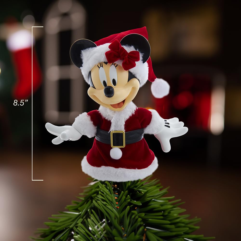 8.5-Inch Disney Minnie Mouse Tree Topper : Home & Kitchen