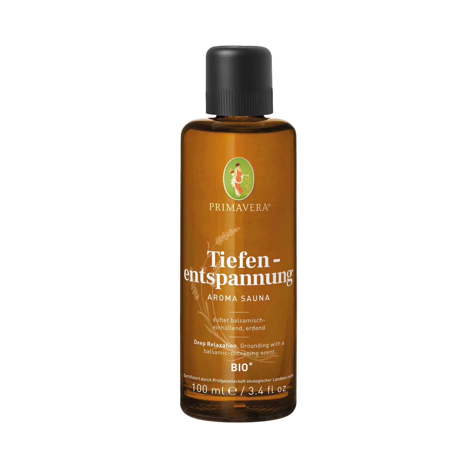PRIMAVERA Tiefenentspannung Aroma Sauna – Bio-Saunaaufguss, 100 ml (vegan)