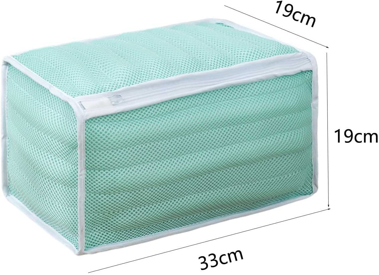 4 STÜCK Mehrzweck-Wäschenetzbeutel Strapazierfähiger Mesh-Wäschebeutel Für Schuhe Mit Reißverschluss Waschbeutel Mit Hohem Schutz Für Sneaker Flache Schuhe Lagerung & Reisen ( Color : Green )