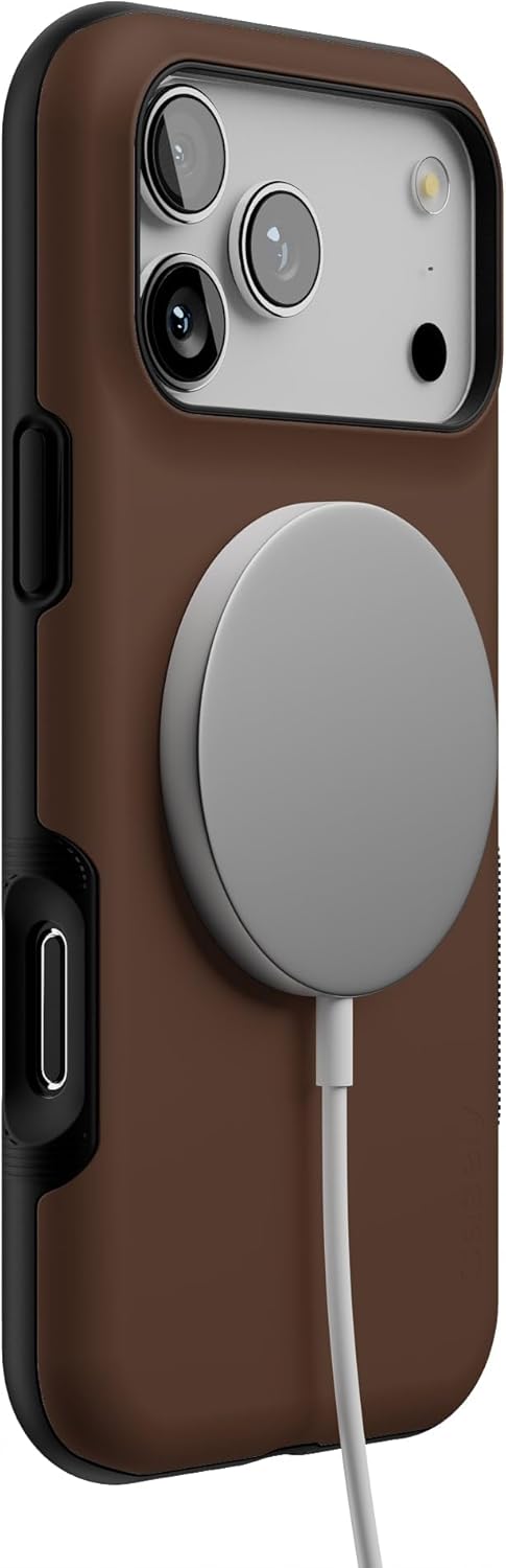 Casely iPhone 17 Pro Max Case | The Boyfriend Collection | Espresso Brown | Bold Protective Design | Compatible with MagSafe