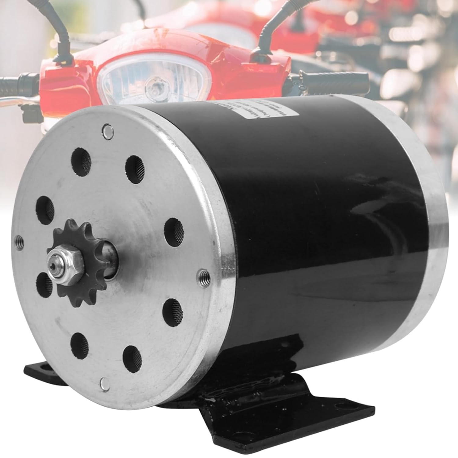 Metal High Speed Motor with Feet Accessory for DIY Electric Scooter Three Wheel Scooter 36V500W 48V500W 17x10.7cm (36V500W)