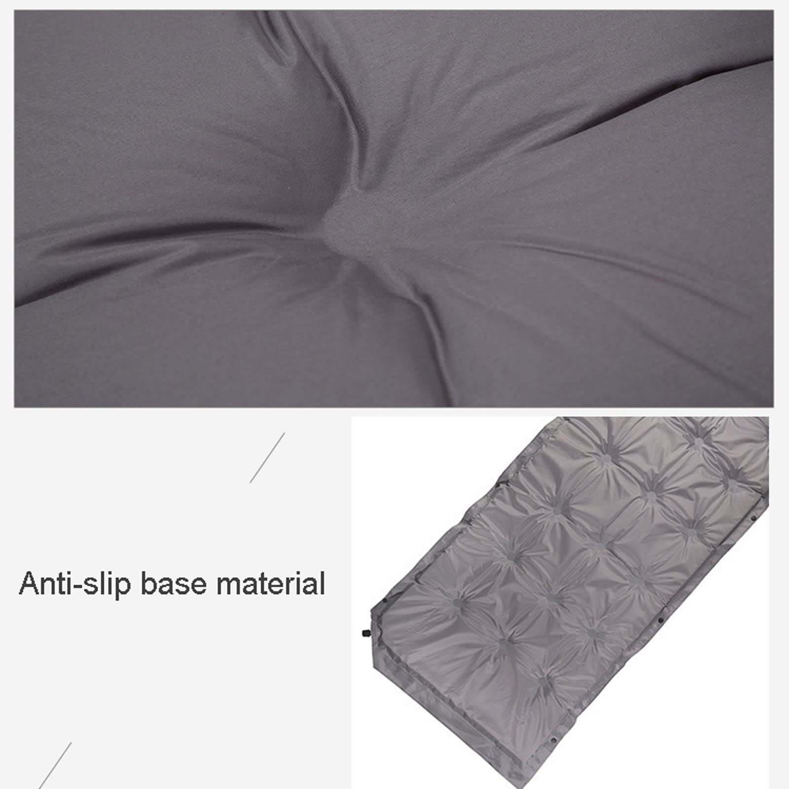 Autogonflant Matelas de Camping,épaissir Tapis Couchage Gonflable,Ultra-léger Petit Matelas Pliable Compact pour Camping,Voyages,Plage,Tente,Randonnée